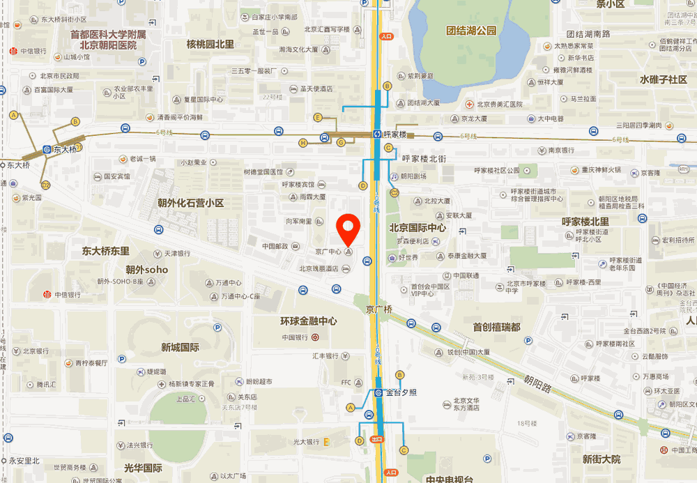 京广中心位置地图